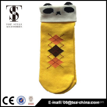 Cute Expression Ankle Dress Socks Cotton Women Girl Cartoon Face Short Boat Sock